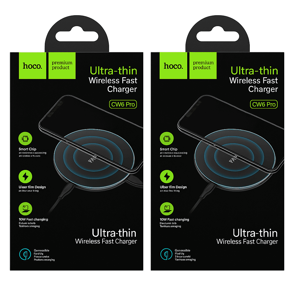 CW6 Pro Easy 15W Wireless Fast Charger