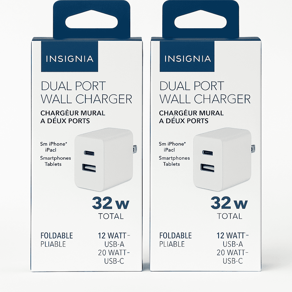 Wall Charger 65W Dual Port