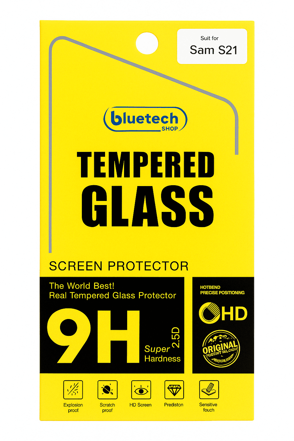 Samsung Galaxy S21 Tempered Glass Screen Protector