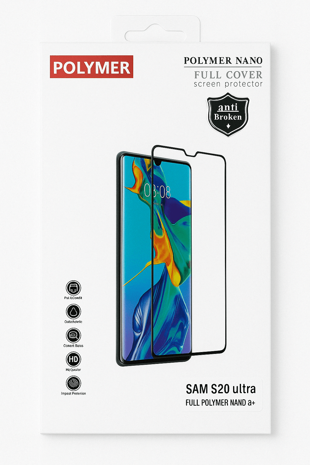 Samsung Galaxy S20 Ultra Tempered Glass Screen Protector