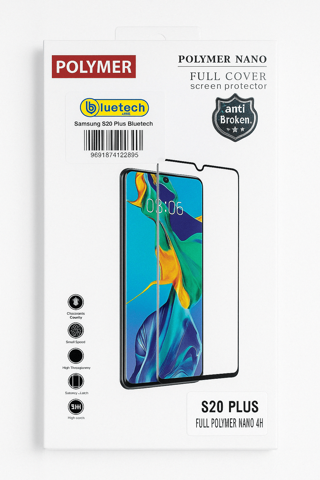 Samsung Galaxy S20 Plus Tempered Glass Screen Protector