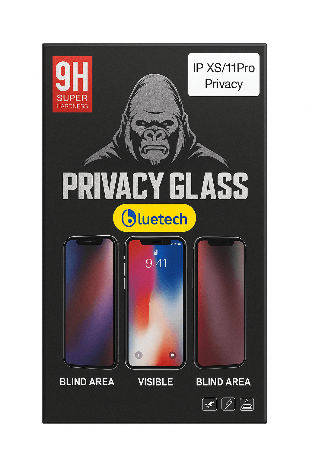 iPhone X/XS/11 Pro Tempered Glass Screen Protector