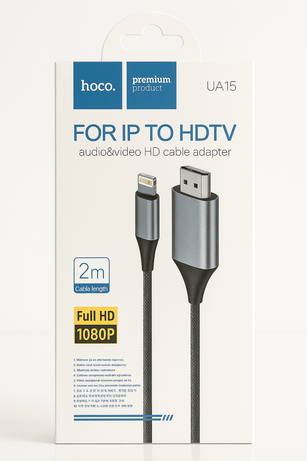 Lightning to HDMI Adapter Cable 2M
