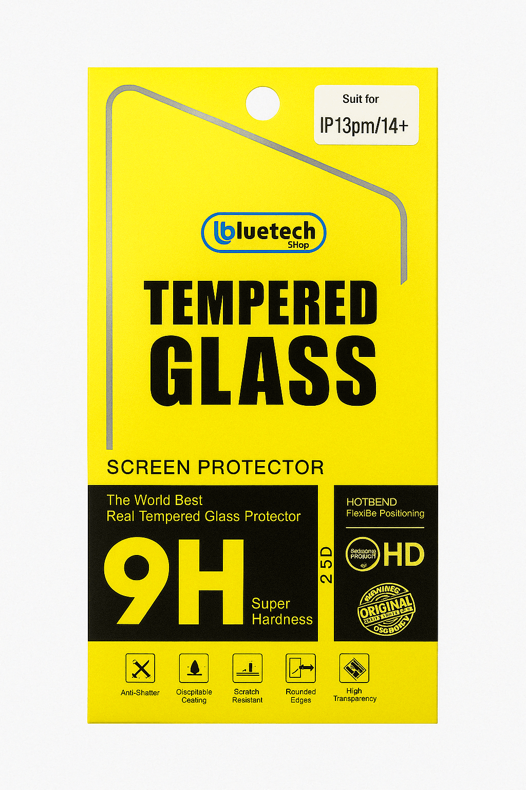 iPhone 13 Pro Max / 14 Plus Tempered Glass Screen Protector
