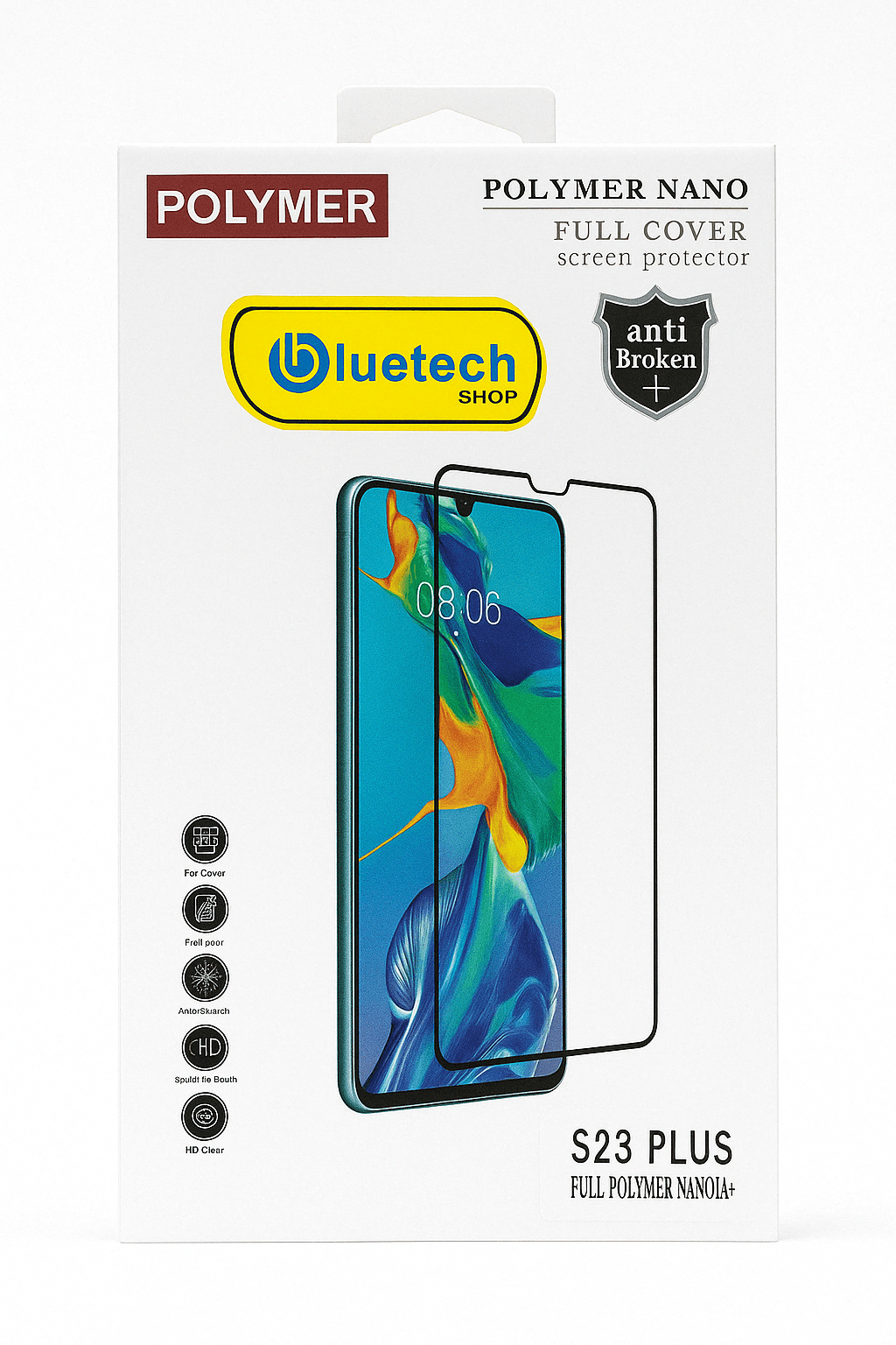 Samsung Galaxy S23 Plus Tempered Glass Screen Protector