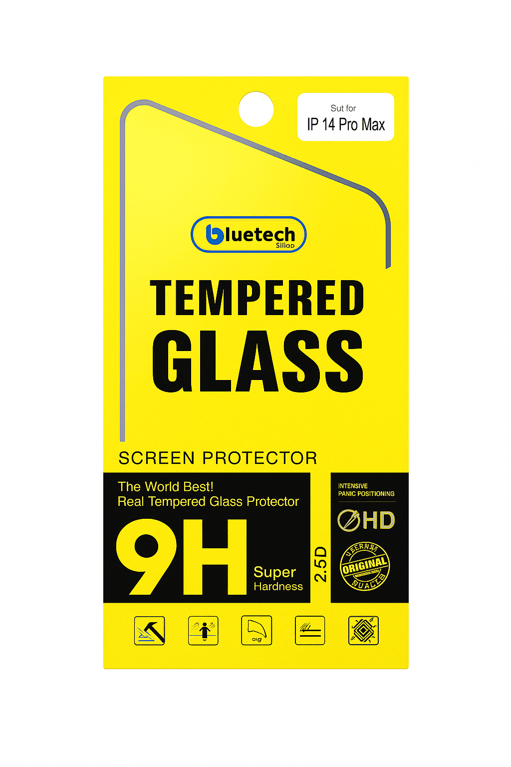 iPhone 14 Pro Max Tempered Glass Screen Protector