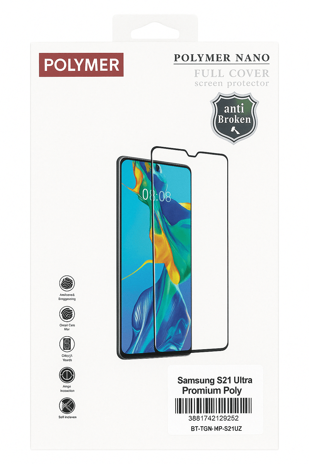 Samsung Galaxy S21 Ultra Tempered Glass Screen Protector