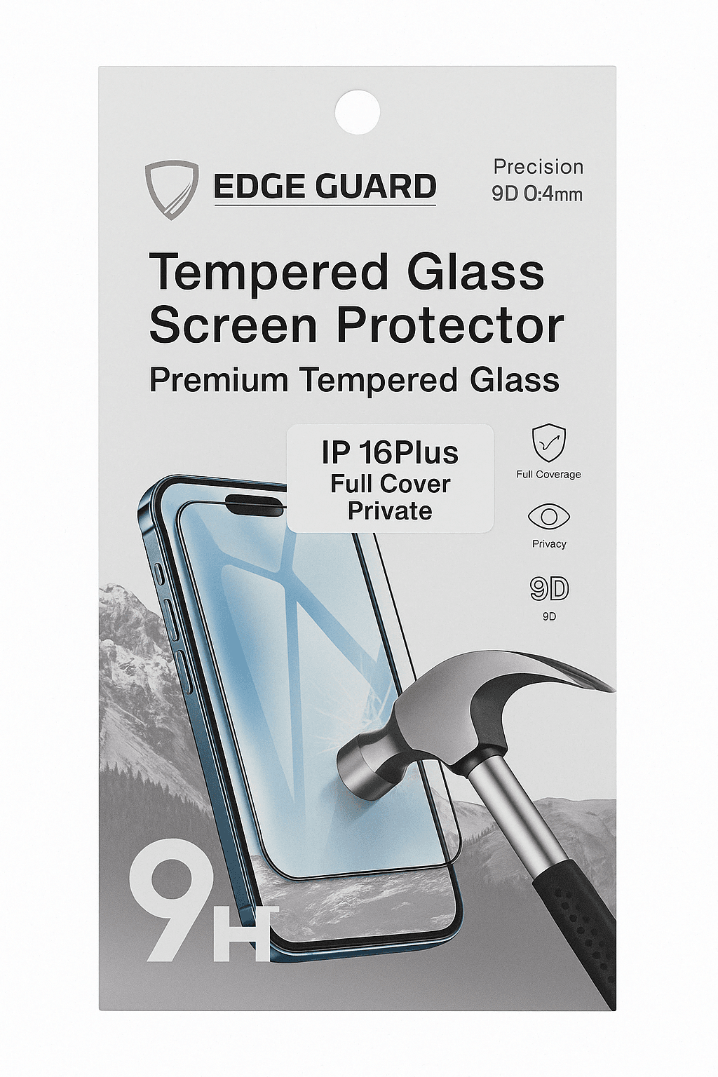 iPhone 16 Plus Tempered Glass Screen Protector