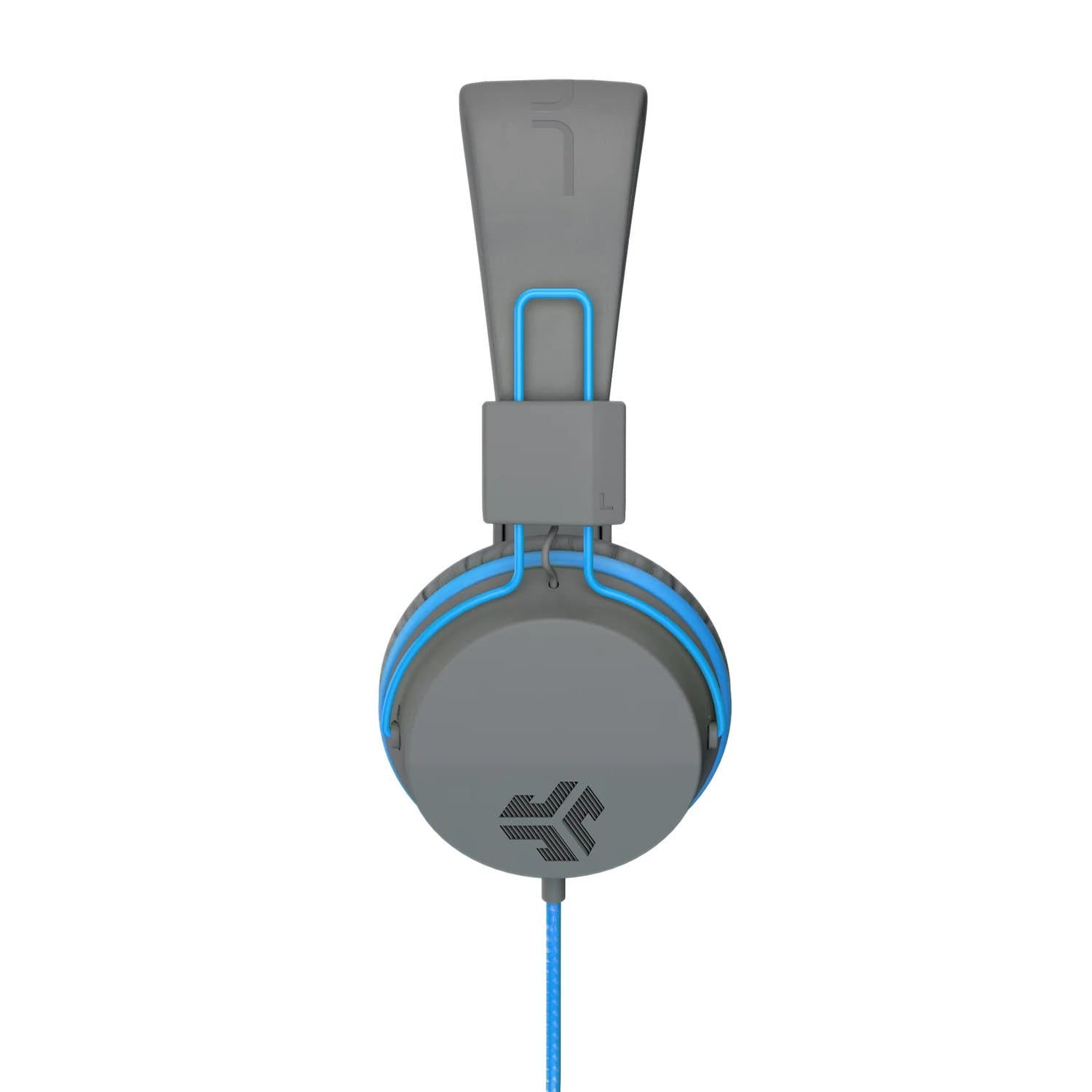 JBuddies Studio Wired Over Ear Folding Kids Headphones Blue/Gray