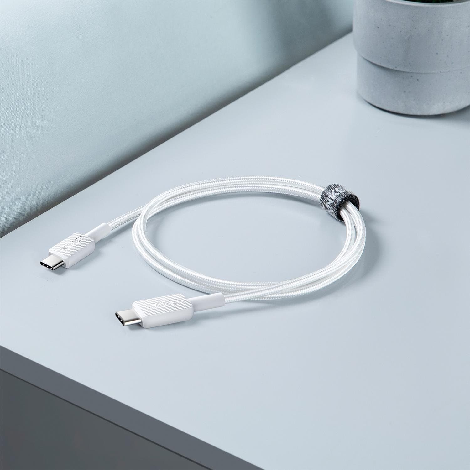 USB-C to USB-C 10ft Cable White