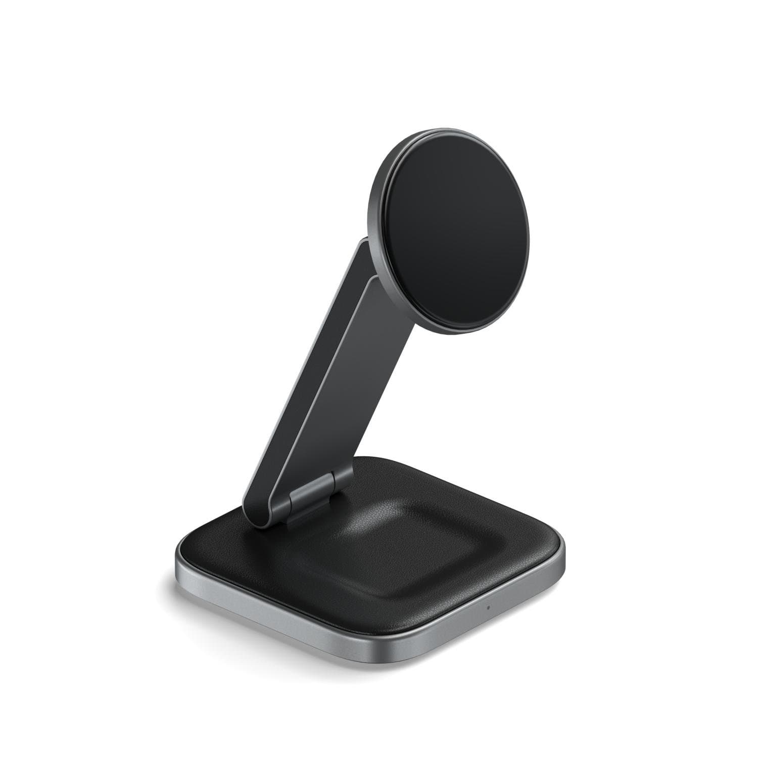 2-In-1 Foldable Qi2 Wireless Charging Stand Space Grey