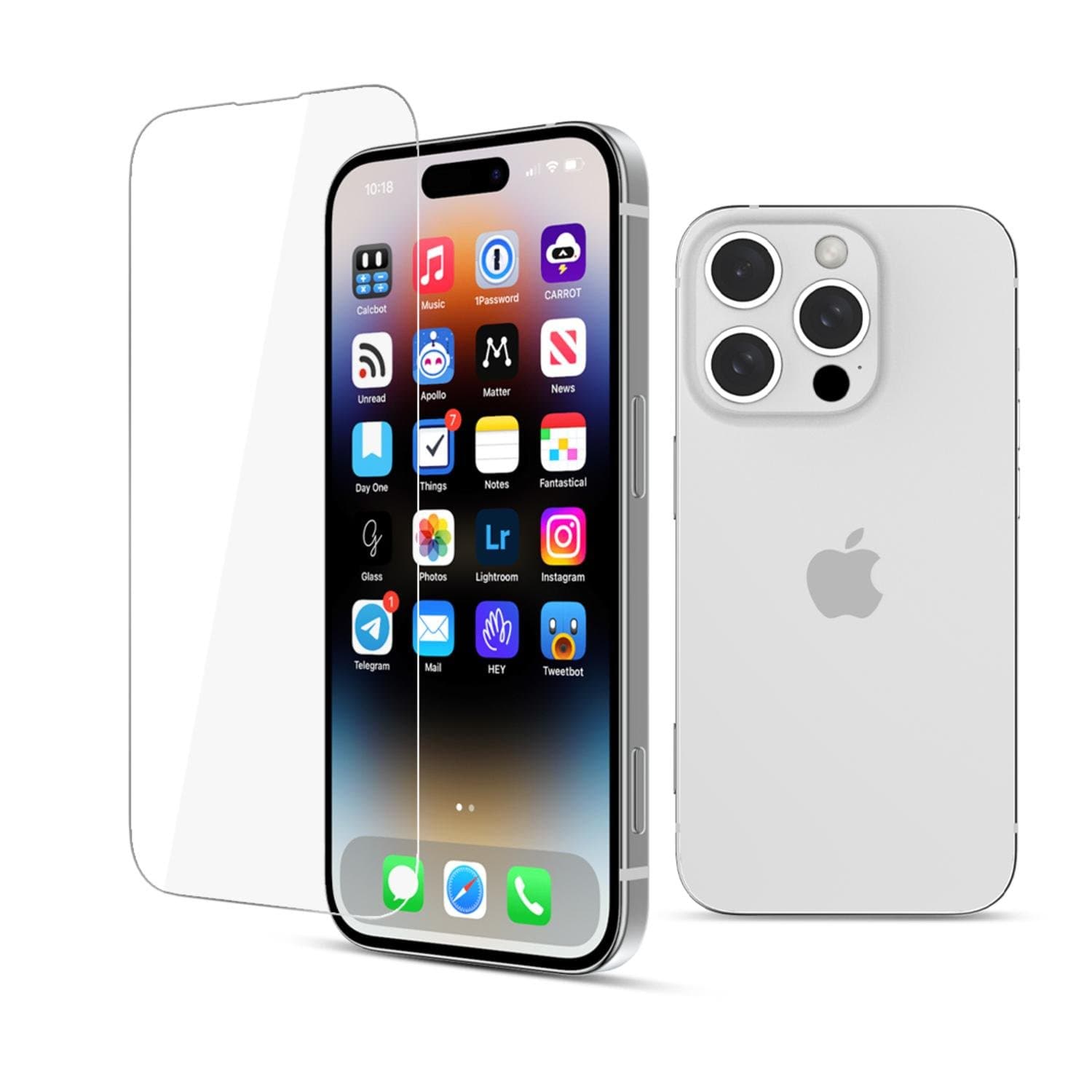 Tempered Glass Screen Protector for iPhone 16 Pro