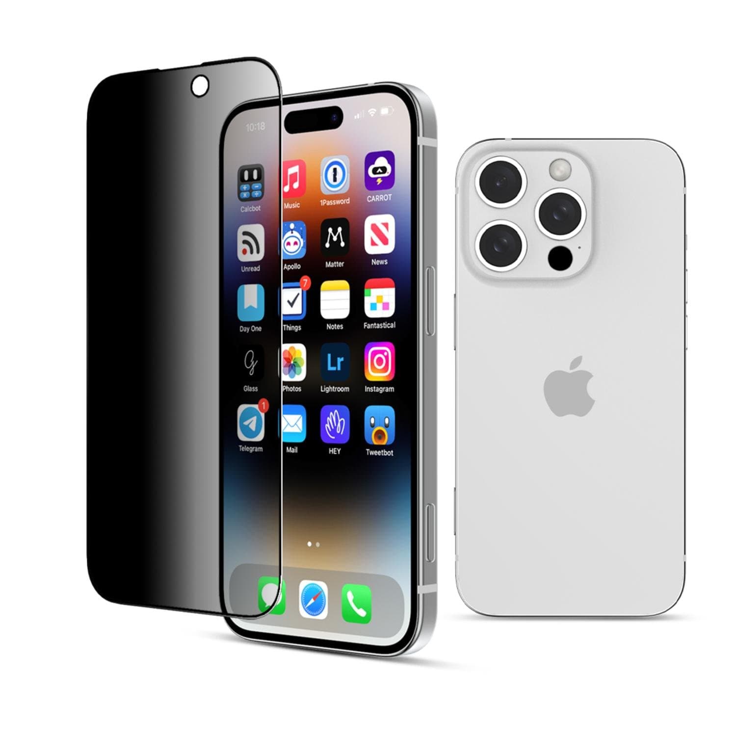Privacy Tempered Glass for iPhone 16 Pro