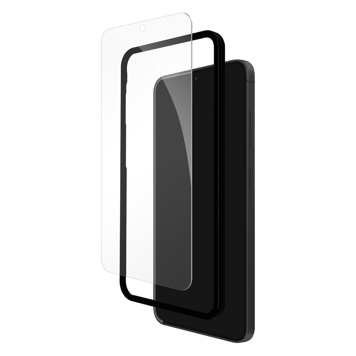Tempered Glass Screen Protector with Installation Kit for Samsung Galaxy S24 FE