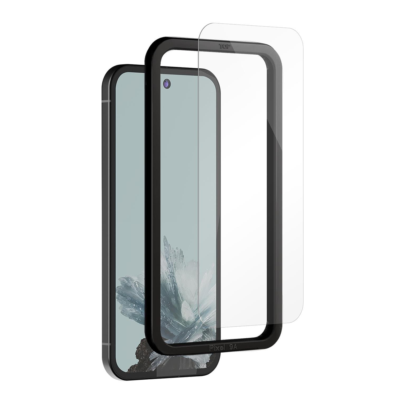 Tempered Glass Screen Protector with Installation Kit for Google Pixel 9a