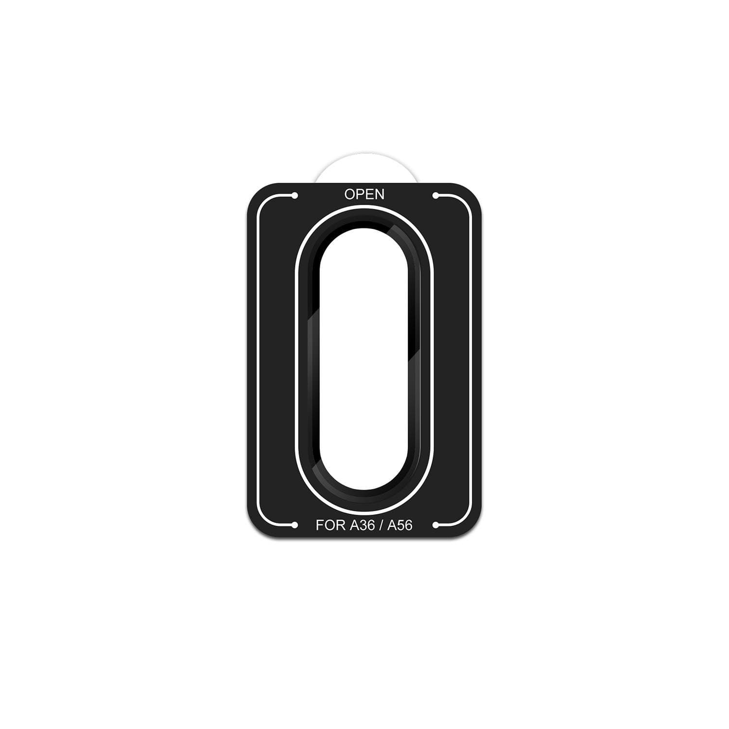 Full Cover Aluminum Lens Protector Black for Samsung Galaxy A36 5G