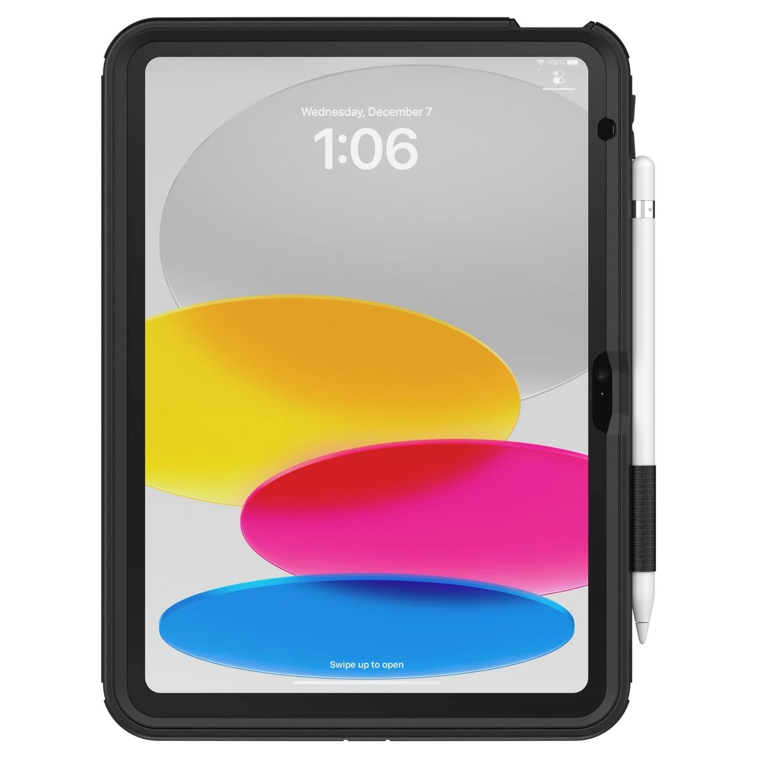 Defender Case w/Kickstand & Screen Protection Black for iPad 10.9 2022 (10th Gen)