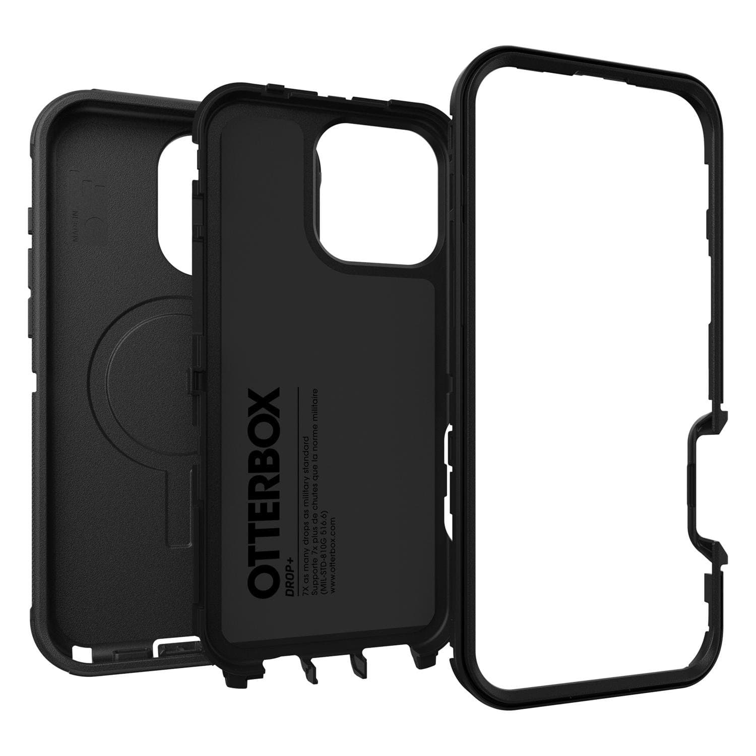 Defender Pro MagSafe Case with Holster Black for iPhone 16 Pro Max