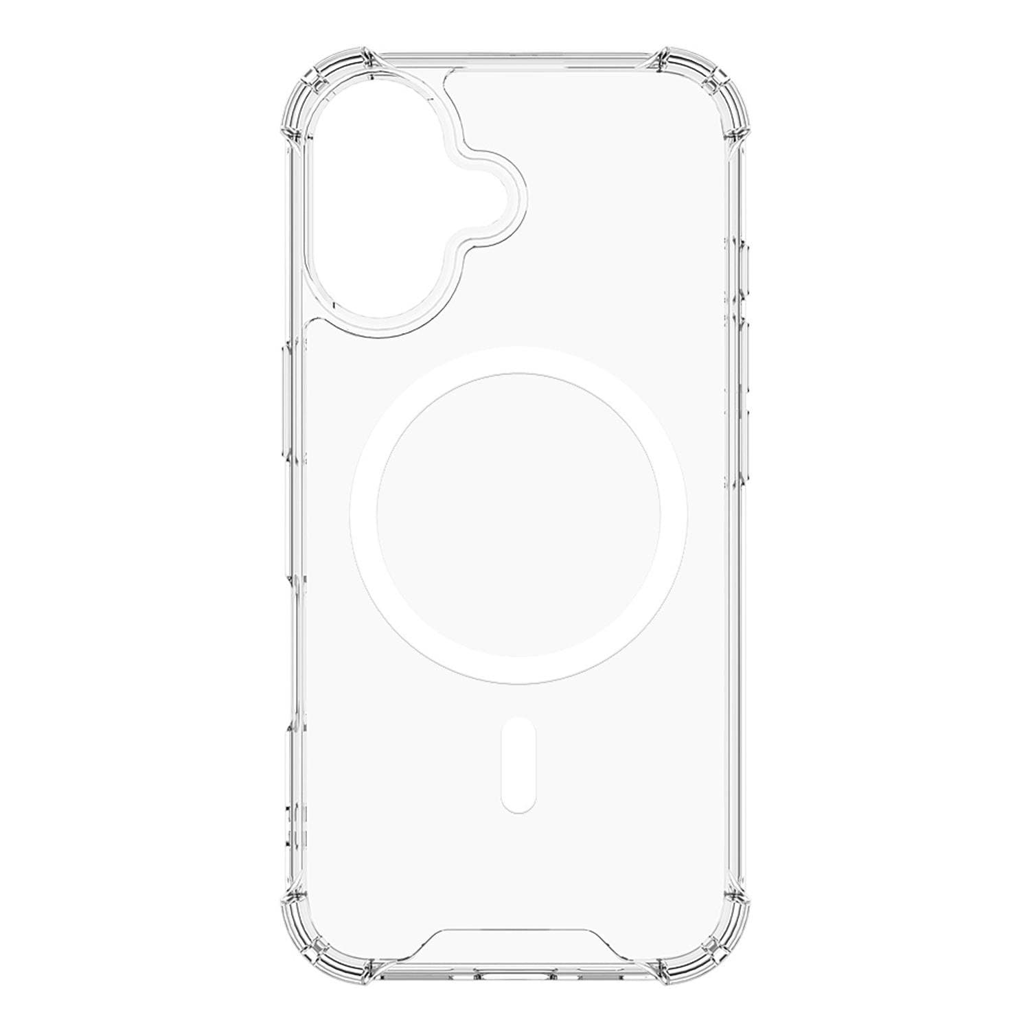 DropZone Rugged with MagSafe Case Clear for iPhone 16