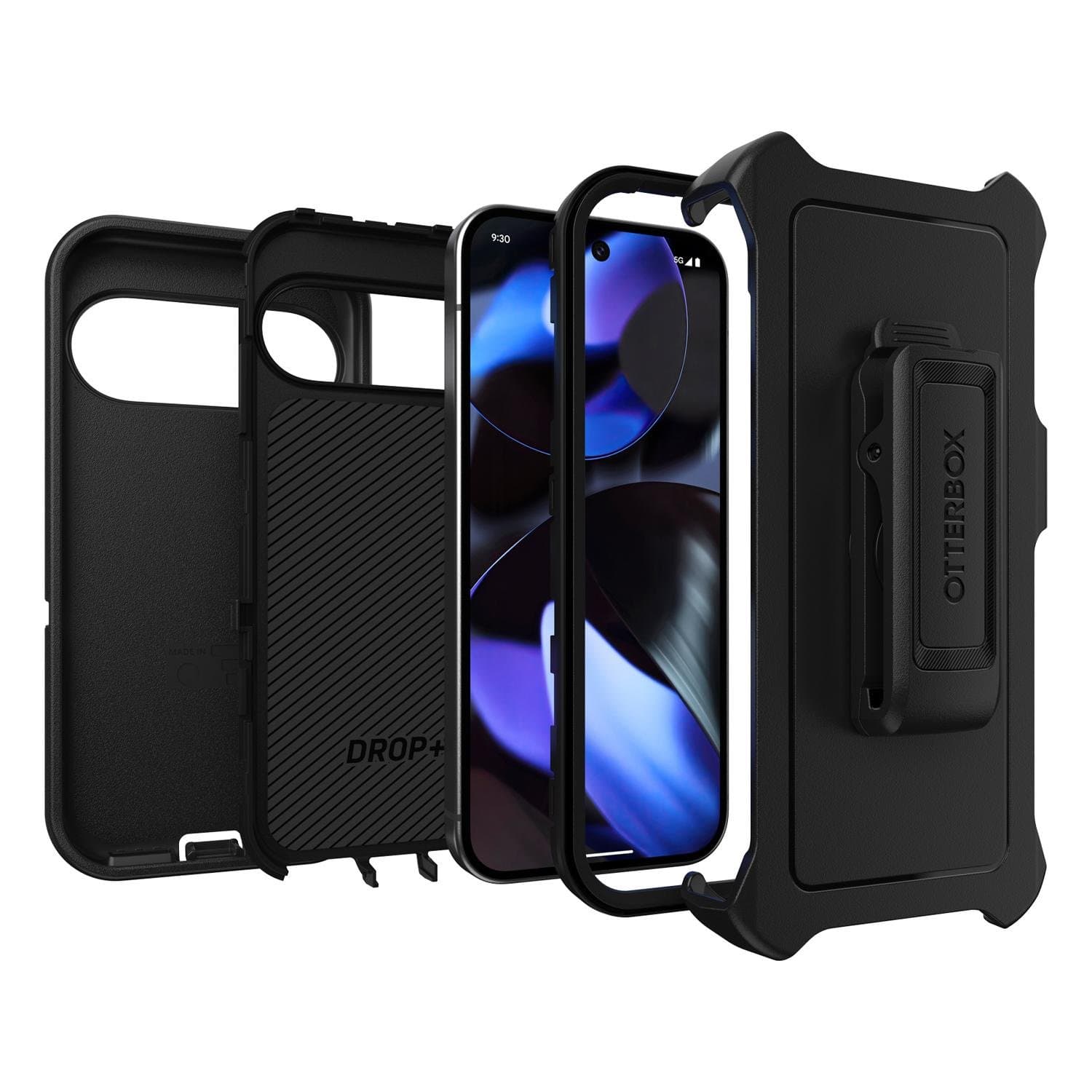 Defender Case Black for Google Pixel 9/9 Pro