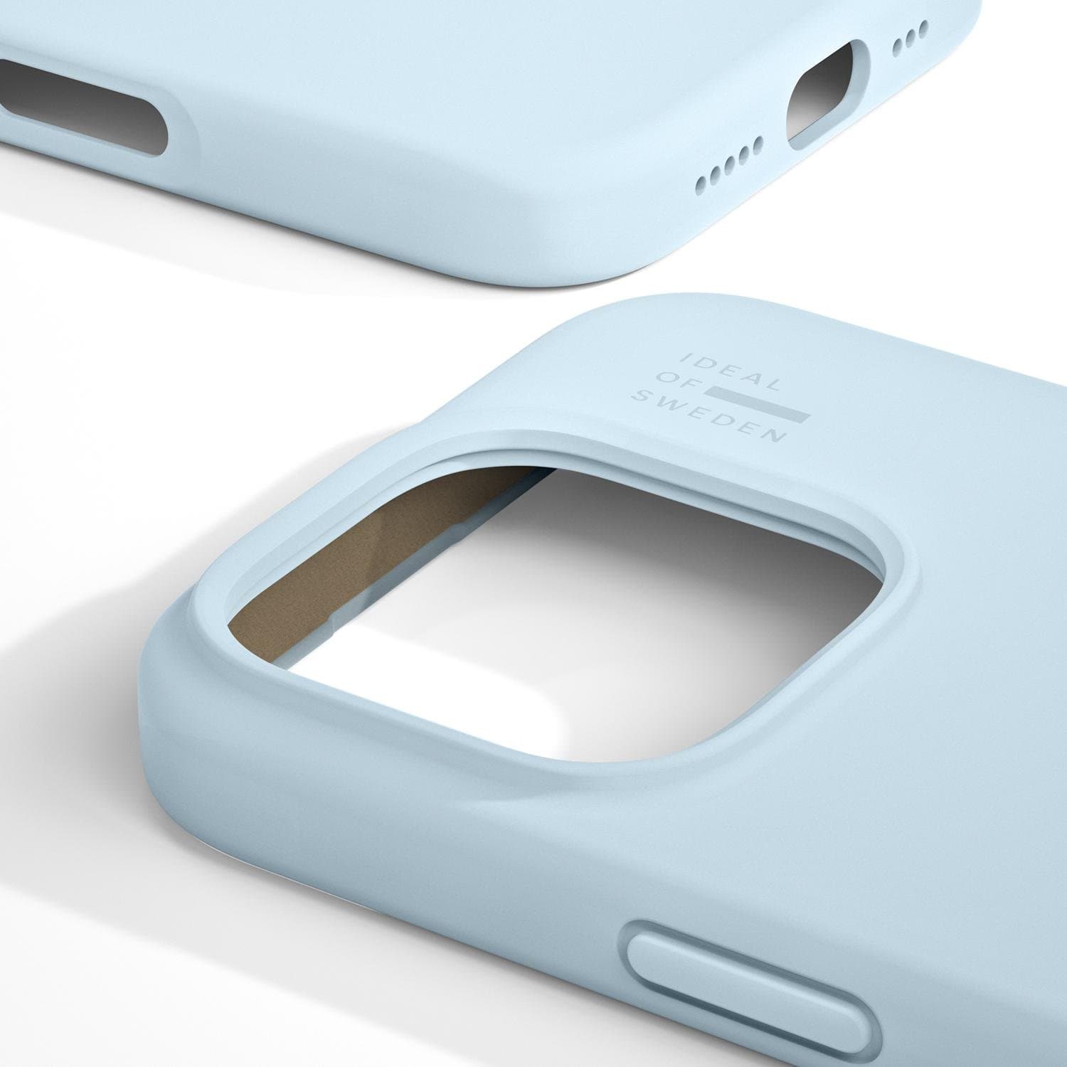 Silicone Case MagSafe Light Blue for iPhone 16 Pro