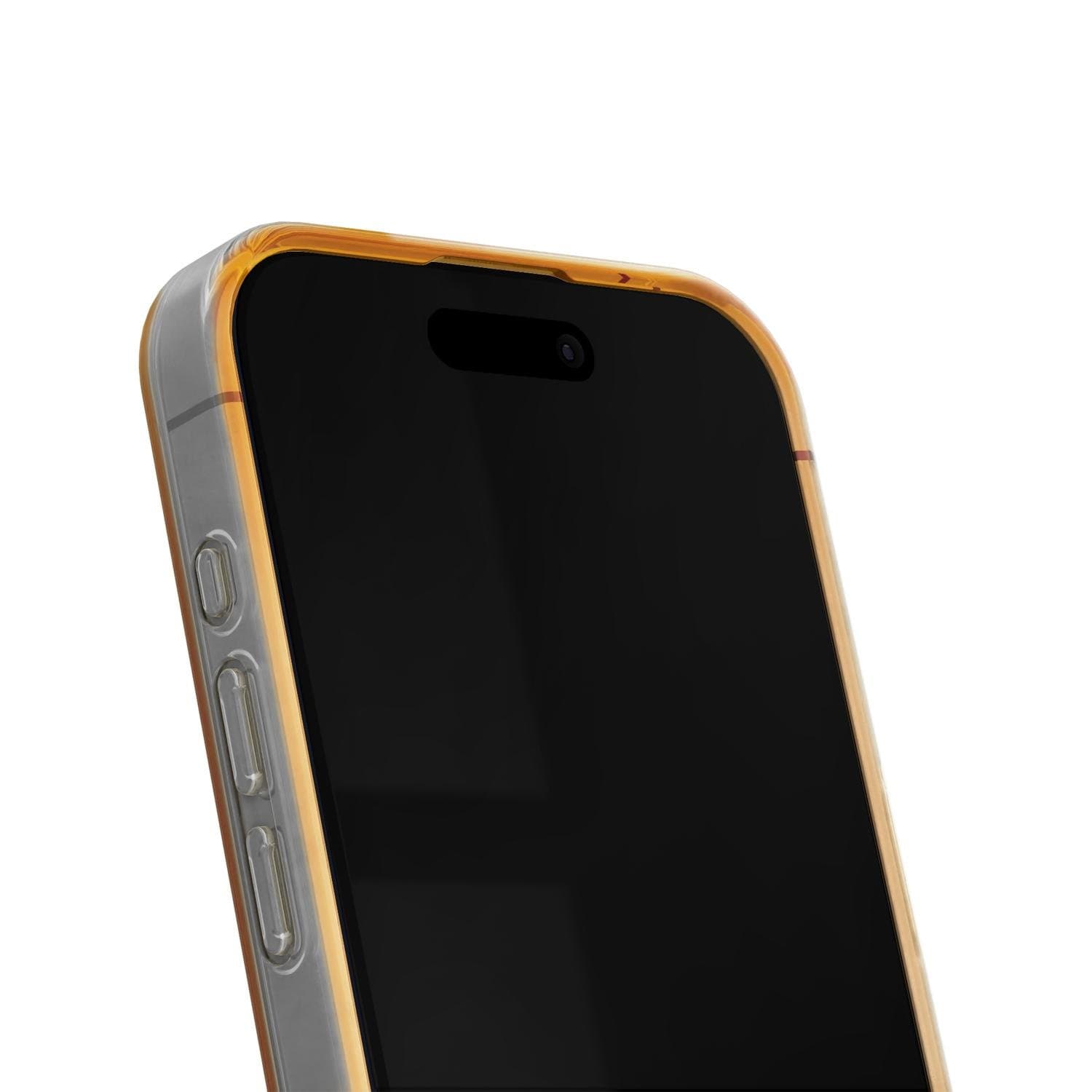 Clear Case Mid MagSafe Orange Spritz for iPhone 16e/15/14/13