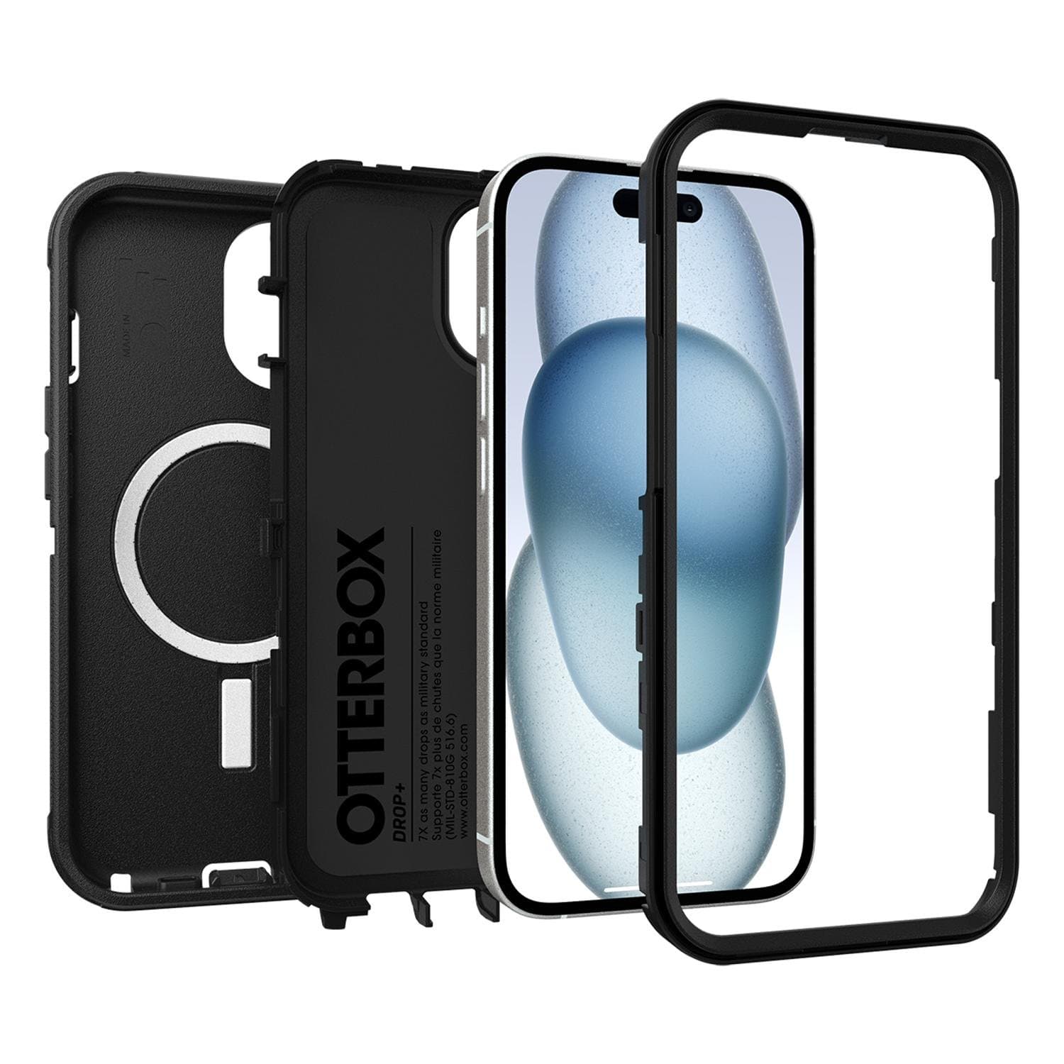 Defender Pro MagSafe Case Black for iPhone 16e/15/14/13