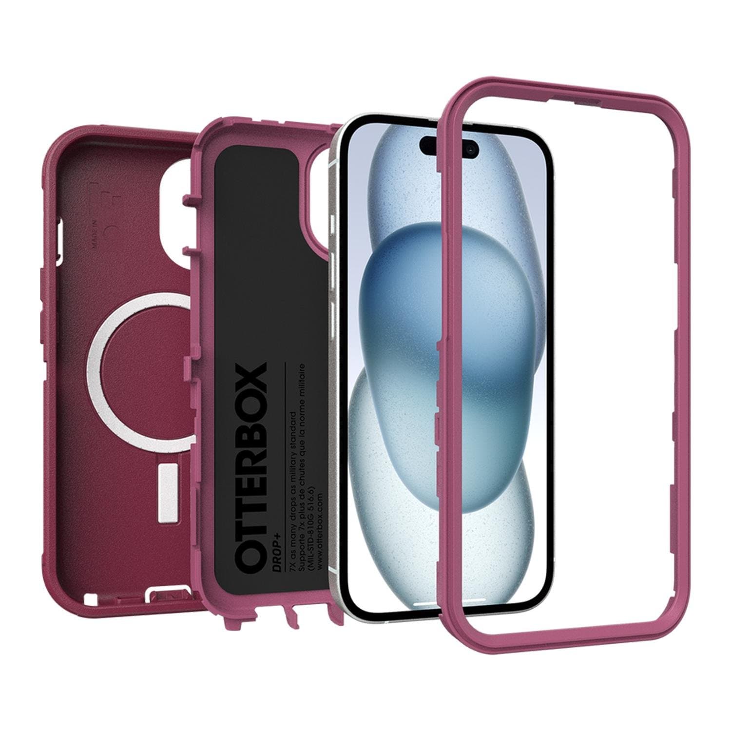 Defender Pro MagSafe Case Foxberry for iPhone 16e/15/14/13