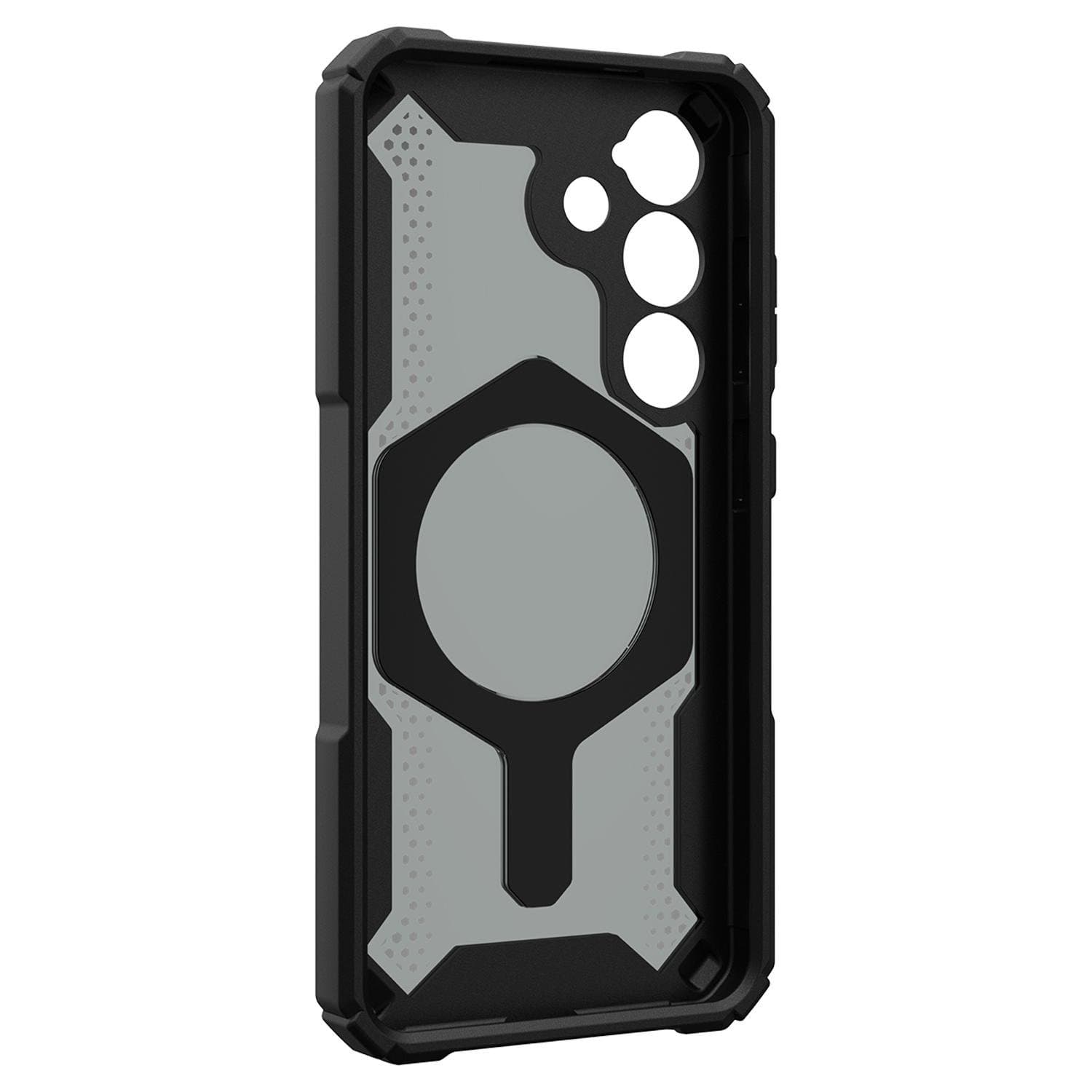 Plasma XTE Rugged Kickstand Case with Magnet Black/Orange for Samsung Galaxy S25