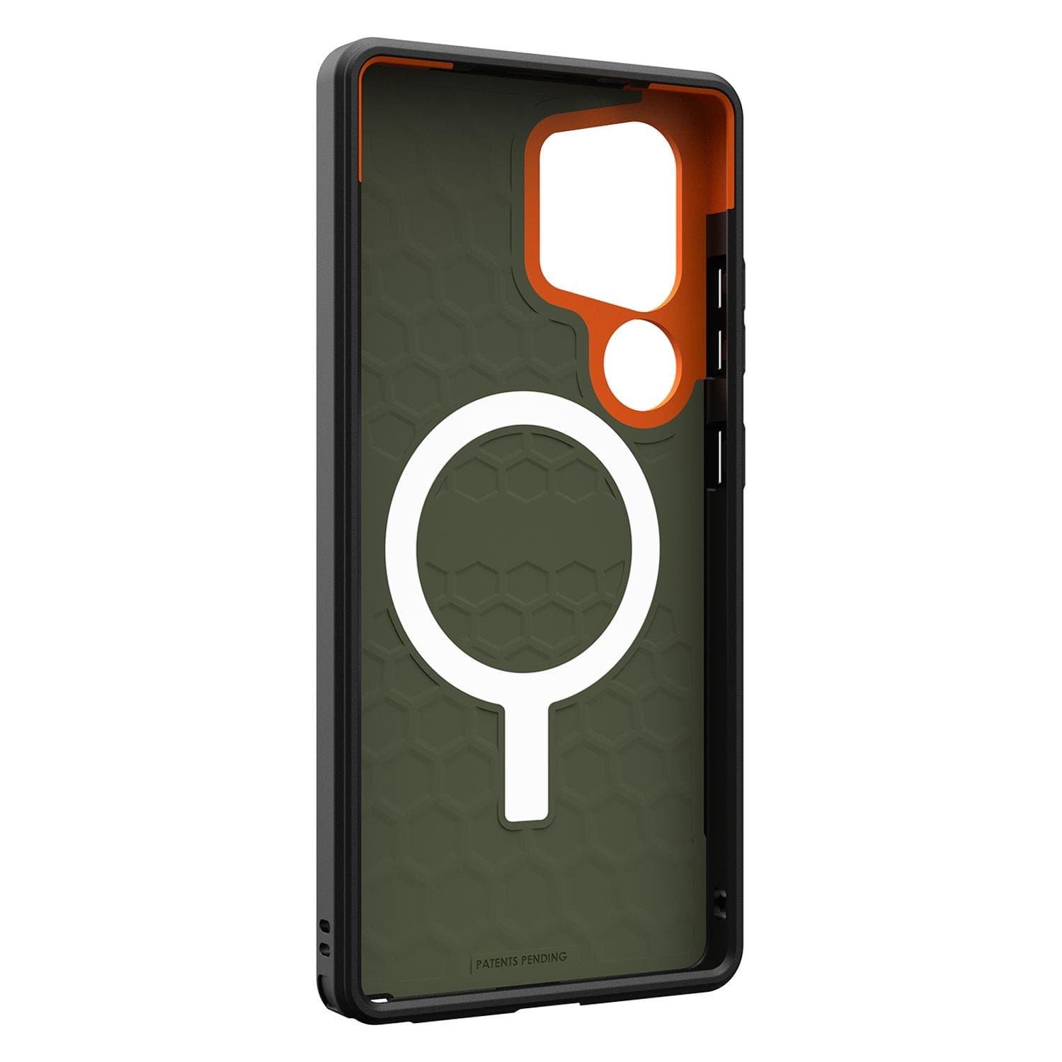 Civilian Pro Rugged Case with Magnet Olive Drab/Orange for Samsung Galaxy S25 Ultra