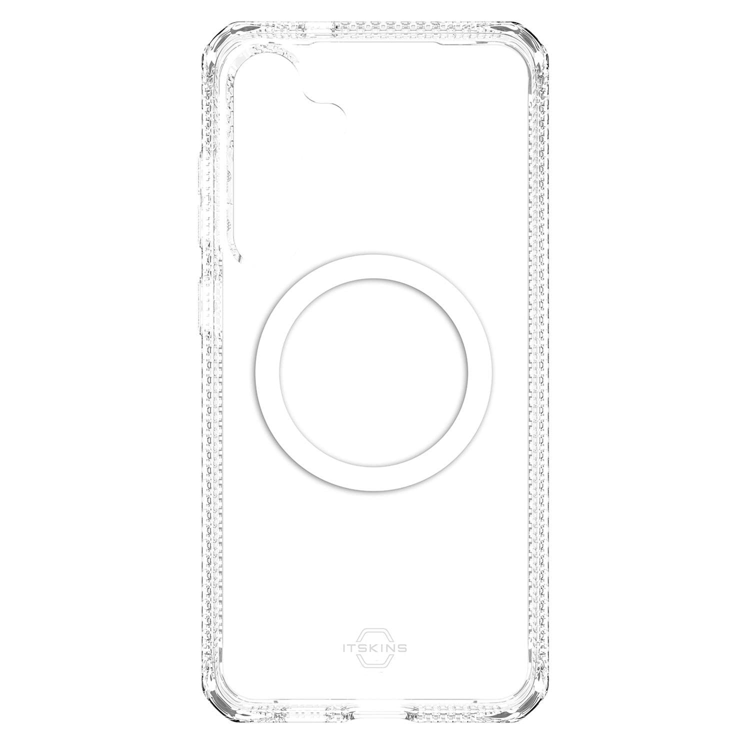 Hybrid_R Clear Case Compatible with Magnets for Samsung Galaxy S25