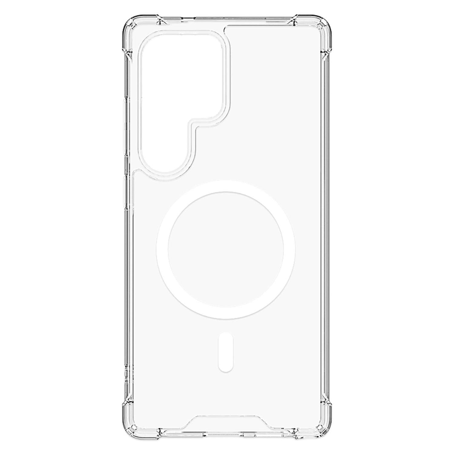 DropZone Rugged Compatible with Magnets Case Clear for Samsung Galaxy S25 Ultra