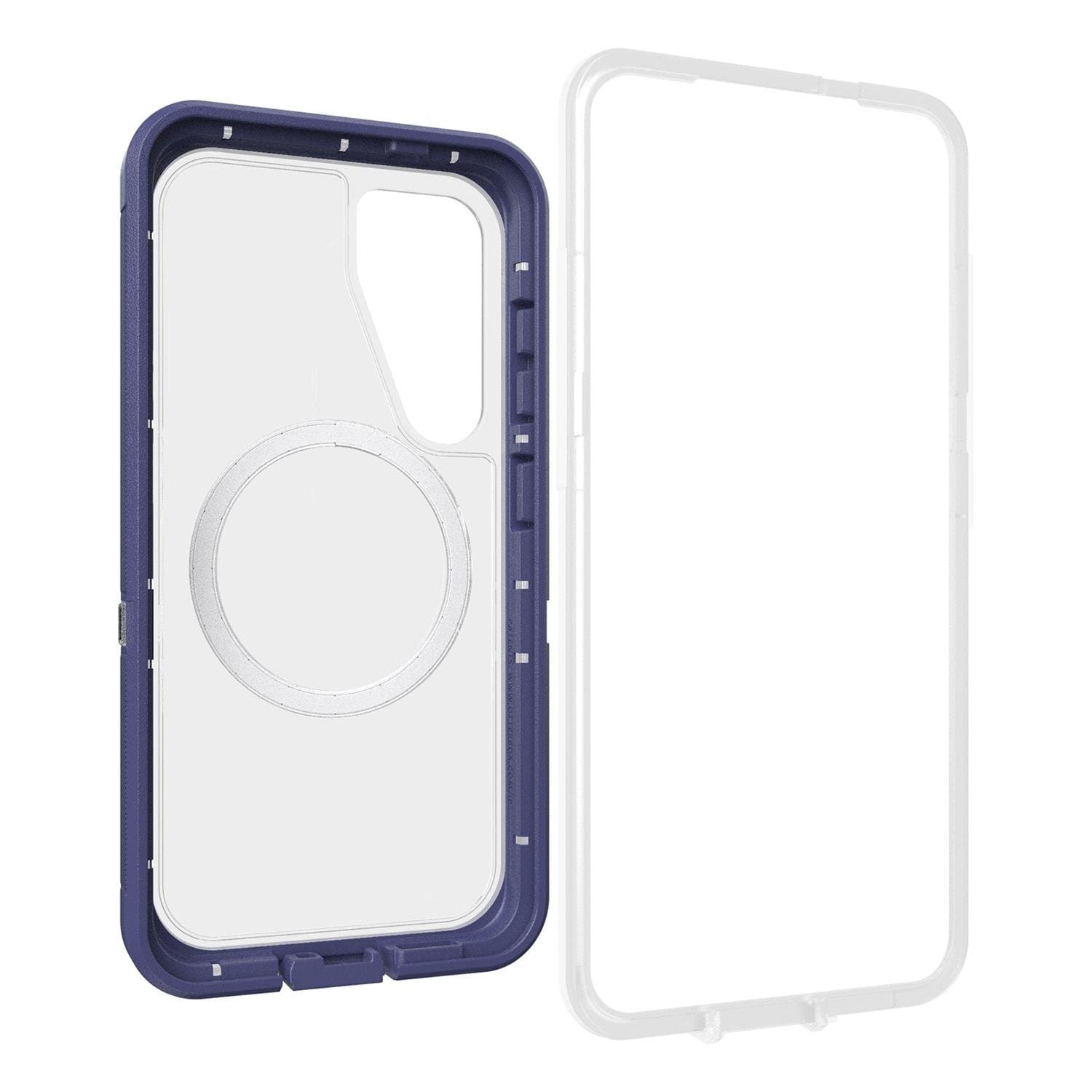Defender Pro XT Clear Magnets Case Violet Thunder for Samsung Galaxy S25