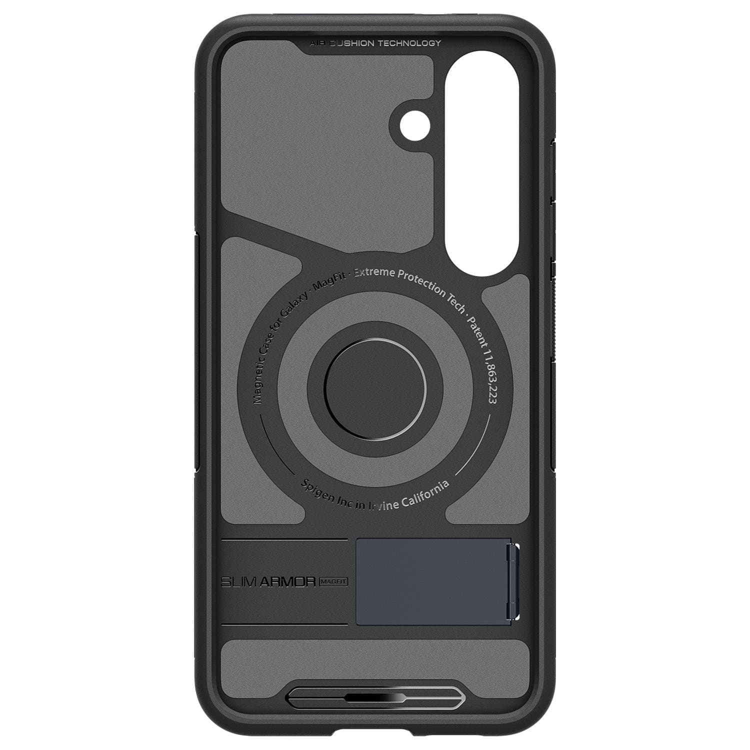 Slim Armor Magfit Case Metal Slate for Samsung Galaxy S25