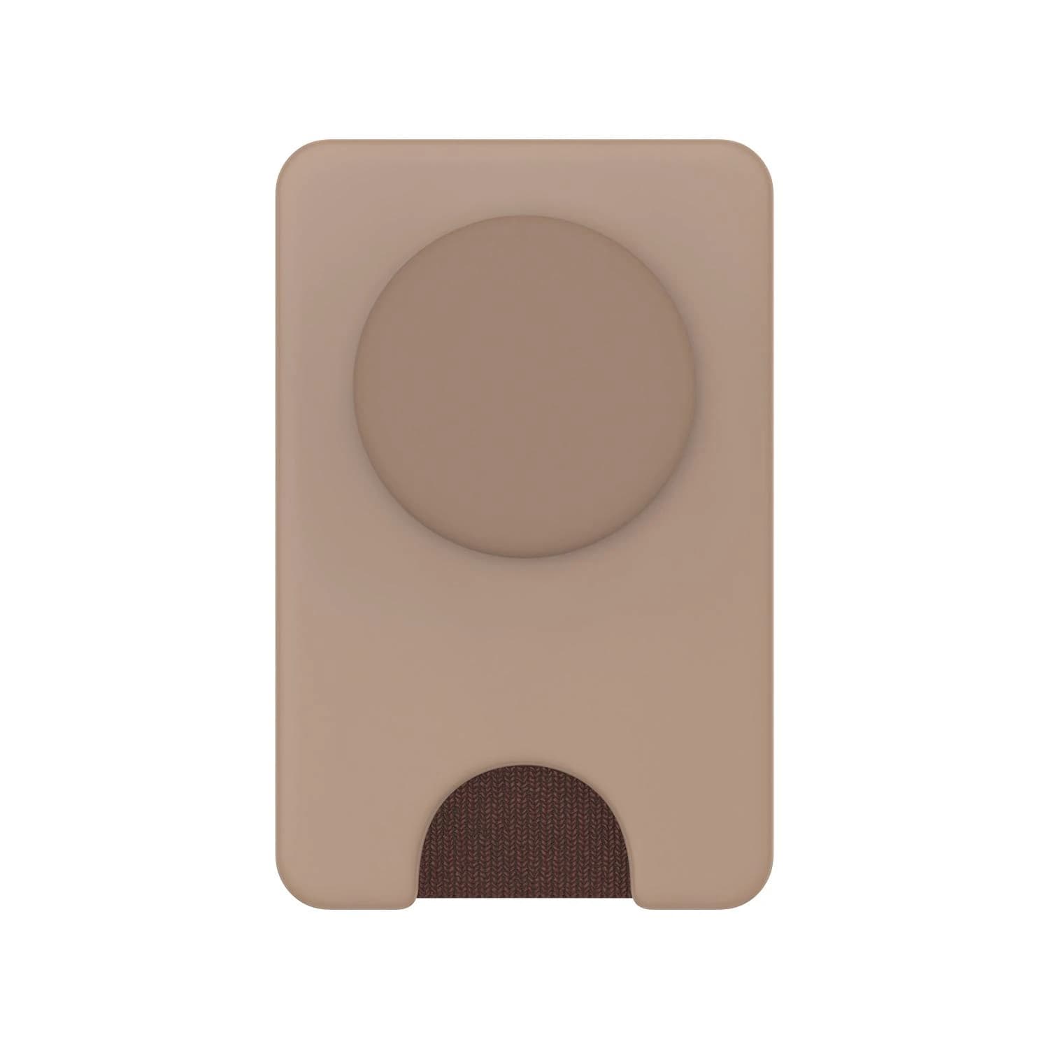 PopWallet+ for MagSafe with Adapter Ring Latte Soft Touch