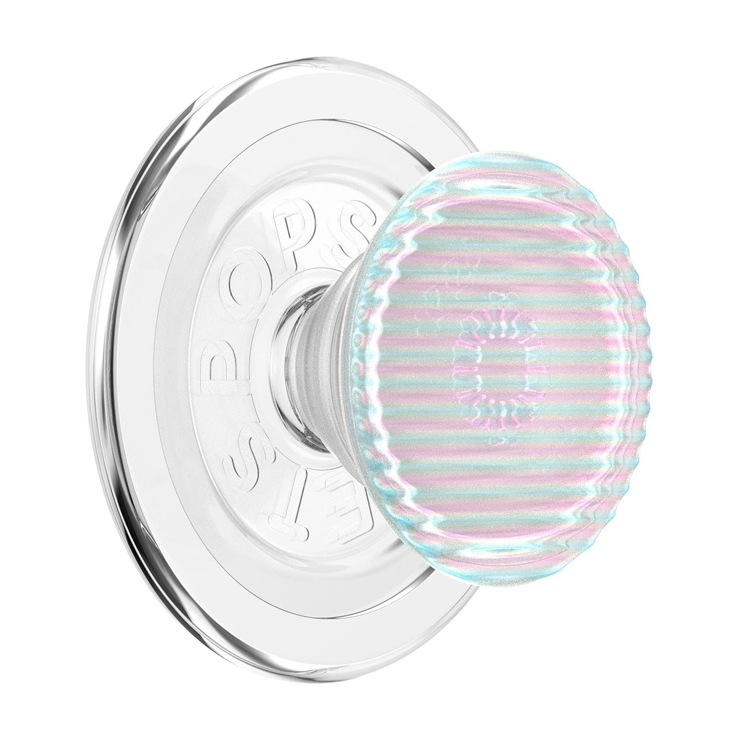 PopGrip for MagSafe Round with Adapter Ring Fluted Opalescent